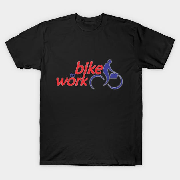 Bike to work T-Shirt by anton23